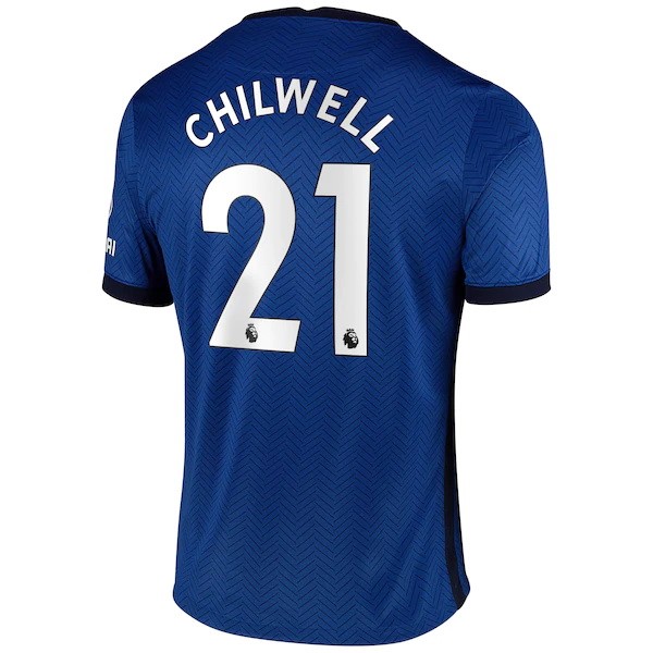 Maglia Chelsea NO.21 Chilwell 1ª 2020-2021 Blu